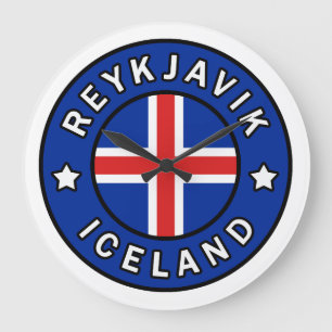 Reloj Redondo Grande Reykjavik Islandia