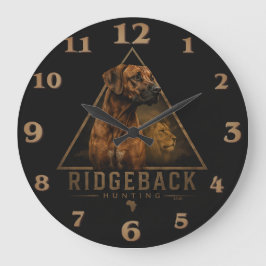 Reloj Redondo Grande Rhodesian Ridgeback