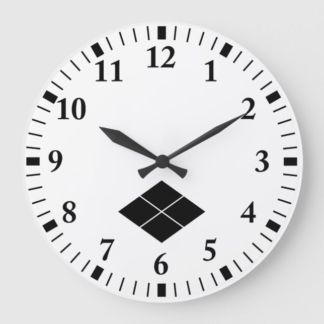 Reloj Redondo Grande Rhombus de Takeda (Anverso)