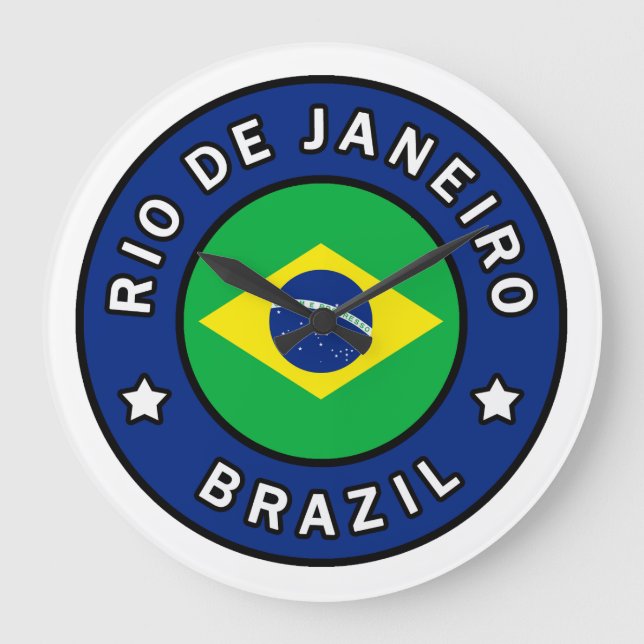 Reloj Redondo Grande Rio de Janeiro Brazil (Anverso)