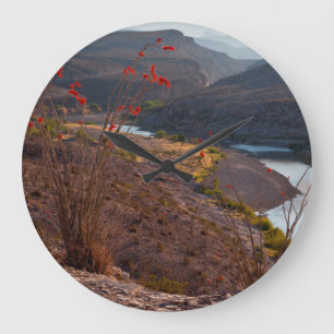 Reloj Redondo Grande Río Grande atravesando el desierto de Chihuahuan