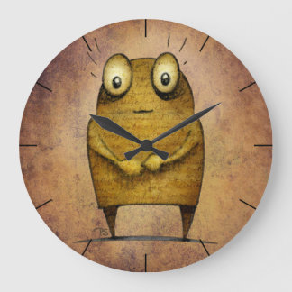 Reloj Redondo Grande Robot divertido lindo Droid