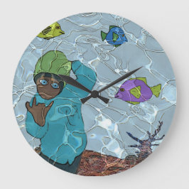 Reloj Redondo Grande Rocker Boy Clock