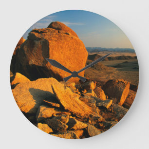 Reloj Redondo Grande Rocoso Y Valle Del Desierto, Richtersveld