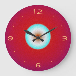 Reloj Redondo Grande Rojo con Aqua Center>Reloj de cocina