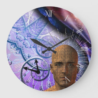 Reloj Redondo Grande Rompecabezas del tiempo