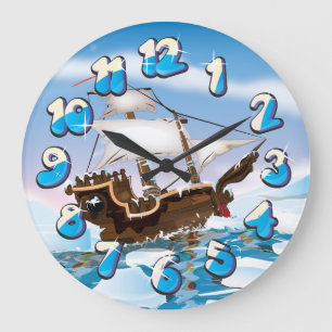 Reloj Redondo Grande Rompehielos