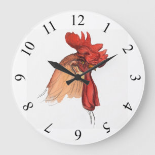 Reloj Redondo Grande Rooster