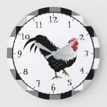 Rooster con Black White Check