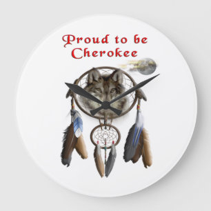 Reloj Redondo Grande Ropa india cherokee