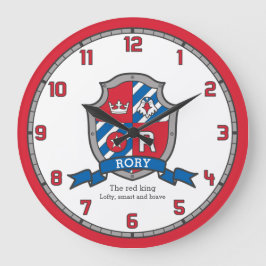 Reloj Redondo Grande Rory boys nombre que significa escudo de caballero