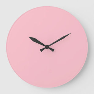 Reloj Redondo Grande Rosa
