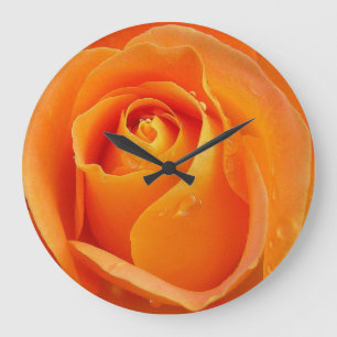 Reloj Redondo Grande Rosa 1 bloques de pared y opciones numéricas