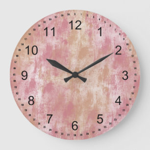 Reloj Redondo Grande Rosa del ensueño