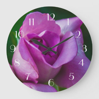 Reloj Redondo Grande Rosa morado
