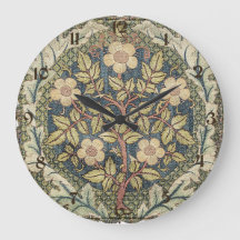 Rosa Wreath Vintage Floral Art de William Morris