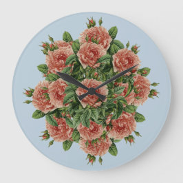Reloj Redondo Grande Rosas Rosas Rosen bouquet - Rosenbouquet