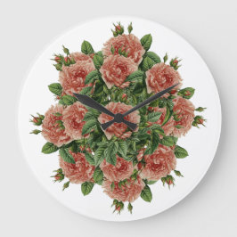 Reloj Redondo Grande Rosas Rosas Rosen bouquet - Rosenbouquet