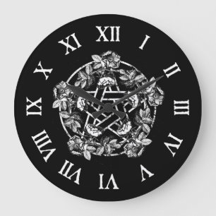 Reloj Redondo Grande Rose Pentacle