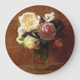 Reloj Redondo Grande Roses
