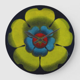 Reloj Redondo Grande Rosette arquitectónico Nº 6