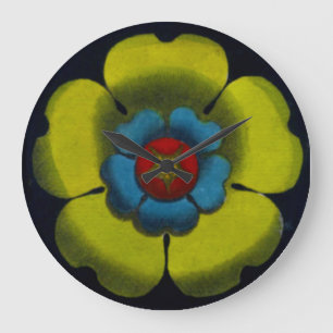 Reloj Redondo Grande Rosette arquitectónico Nº 6