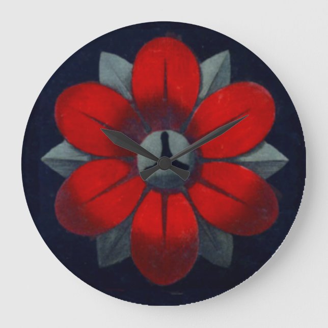 Reloj Redondo Grande Rosette arquitectónico n.º 3 (Anverso)