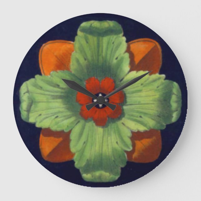 Reloj Redondo Grande Rosette arquitectónico n.º 4 (Anverso)