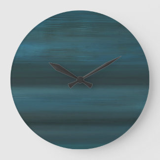 Reloj Redondo Grande Round Blue Rain Abstract Wall Clock
