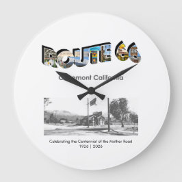 Reloj Redondo Grande Route 66 Clock