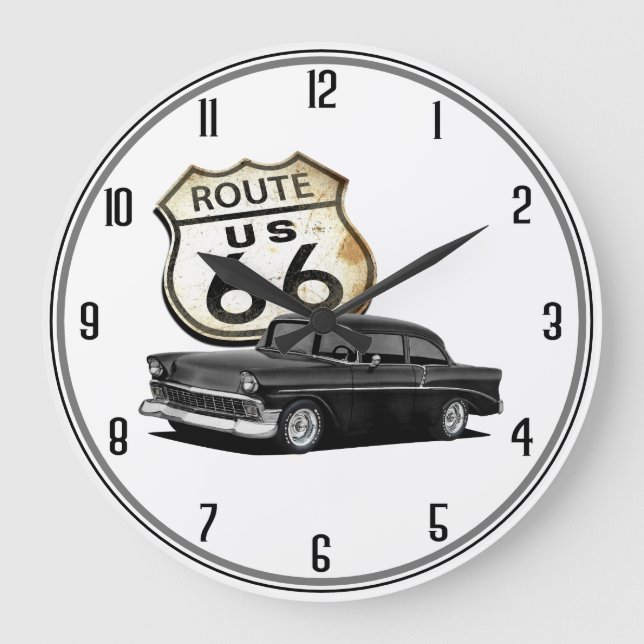 Reloj Redondo Grande Route 66 Hardtop (Anverso)