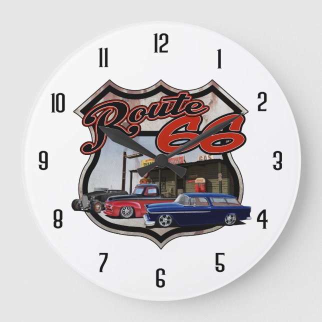 Reloj Redondo Grande Route 66 Trio (Anverso)
