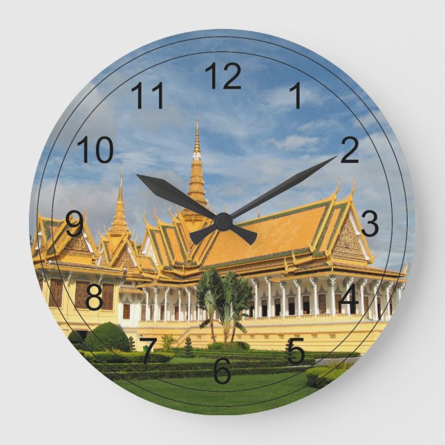 Reloj Redondo Grande Royal Palace, Phnom Penh, Cambodia - VIRGINIA5050 (Anverso)