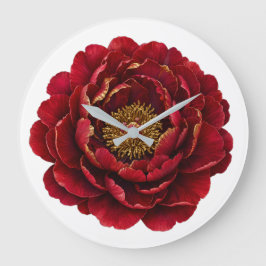 Reloj Redondo Grande Royal Persian Gold Filigrana | Botánica de Lujo
