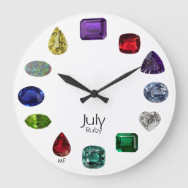 Reloj Redondo Grande Ruby, July Birthstone