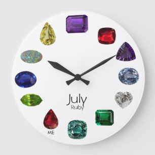 Reloj Redondo Grande Ruby, July Birthstone