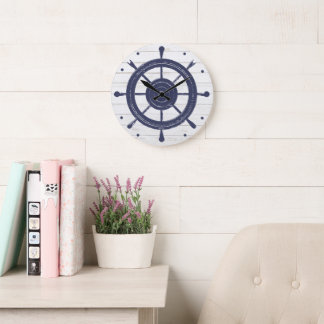 Reloj Redondo Grande Rueda de los buques marítimos