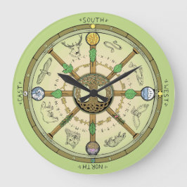 Reloj Redondo Grande Rueda del año