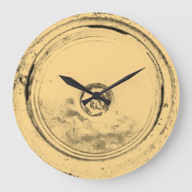 Reloj Redondo Grande Rueda Vieja Del Coche Clásico Nº 3 (Anverso)