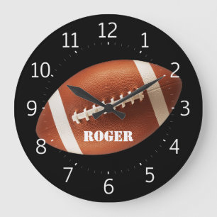 Reloj Redondo Grande Rugby personalizable