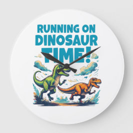 Reloj Redondo Grande Running On