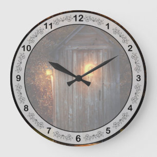 Reloj Redondo Grande Rural - dependencia - haga el necesario