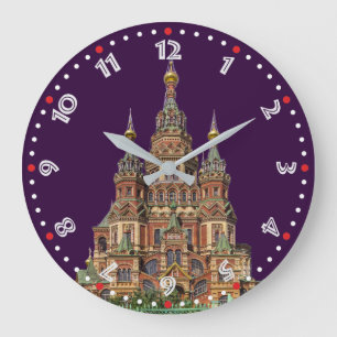 Reloj Redondo Grande Rusia - Russia Wanduhr