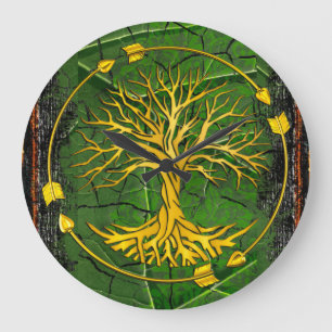 Reloj Redondo Grande Rústico antiguo Renacimiento Santo Tomé 2