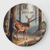 Rústico marrón y gris venado acuático