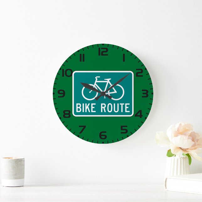 Reloj Redondo Grande Ruta ciclista Ruta Rótulo Ruta ciclista Ruta cicli (Subido por el creador)