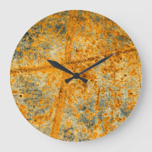 Reloj Redondo Grande rutas de óxido ácido