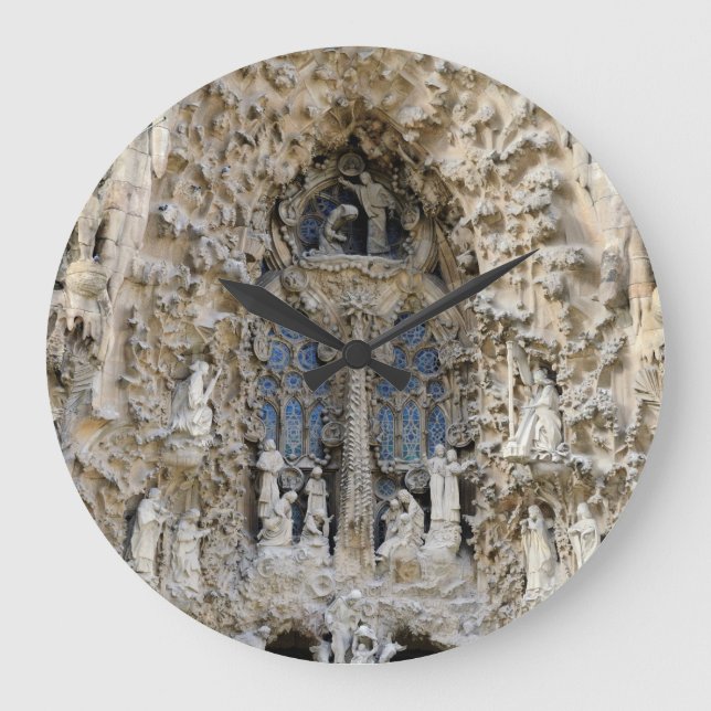 Reloj Redondo Grande Sagrada Familia. La fachada de la Natividad. (Anverso)