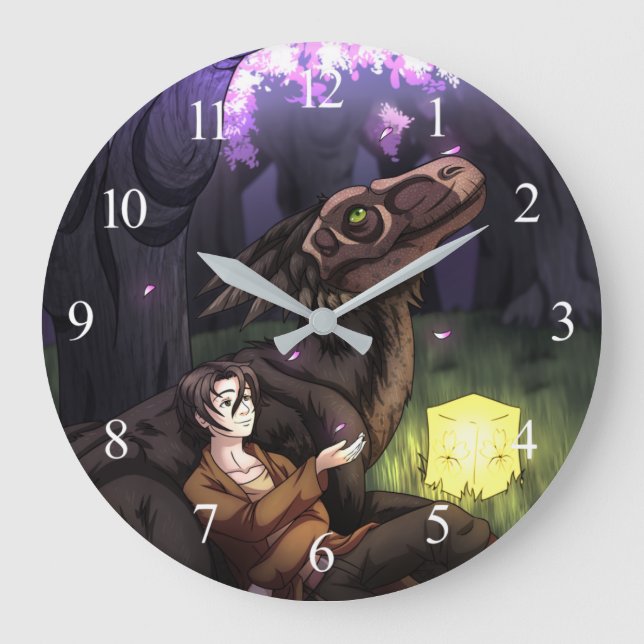 Reloj Redondo Grande Sakura (Anverso)