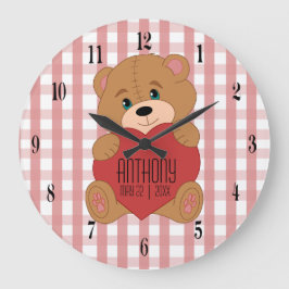 Reloj Redondo Grande sala de bebés para personalizados